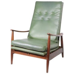  Fauteuil à bascule Mid Century  Conçu par Milo Baughman pour James Furniture 