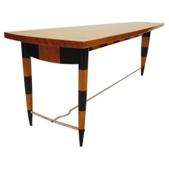 Curly maple coffee table striped series in stock