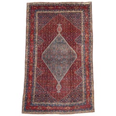 Antique Large Persian Bidjar Carpet, Late 19th Century