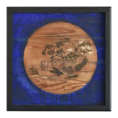 Japanese antique board painting/1750-1868/picture of summer vegetables