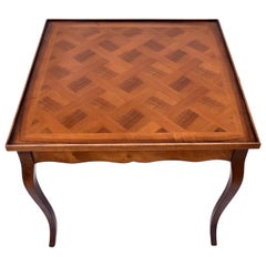 French Country Parquetry Game Table