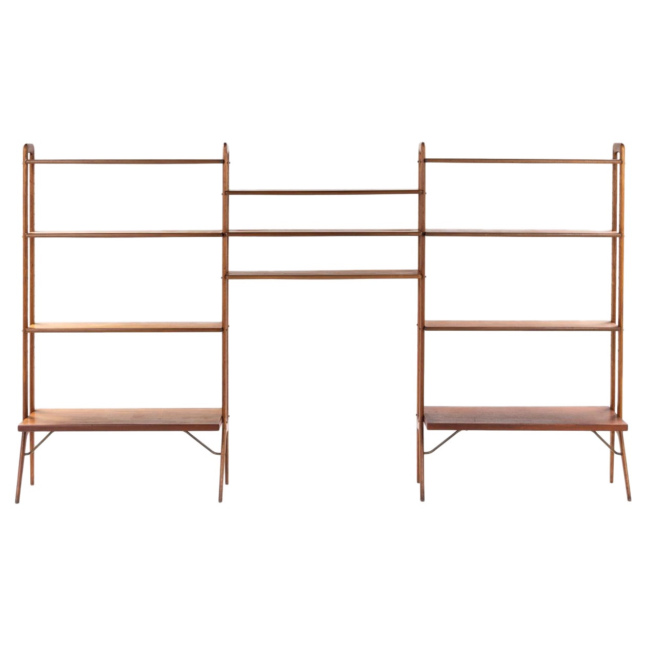 Freestanding shelving system by Kurt Østervig.