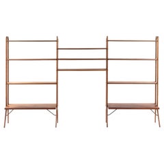 Freestanding shelving system by Kurt Østervig.