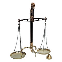 Set of Victorian Brass Beam Scales
