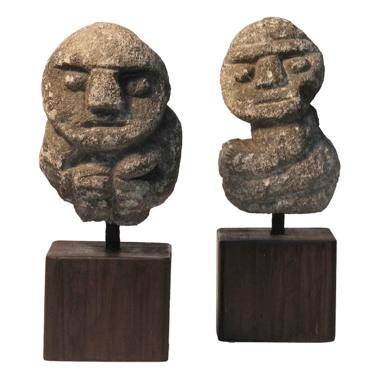 Stone Carved Anthropomorphic Sculptures Recuay Culture Ancash highlands,  Peru For Sale at 1stDibs