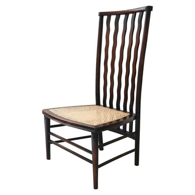Morris and Co Lath back Chair for Liberty with a cane seat at 1stDibs Morris and Co Lath back Chair for Liberty with a cane seat