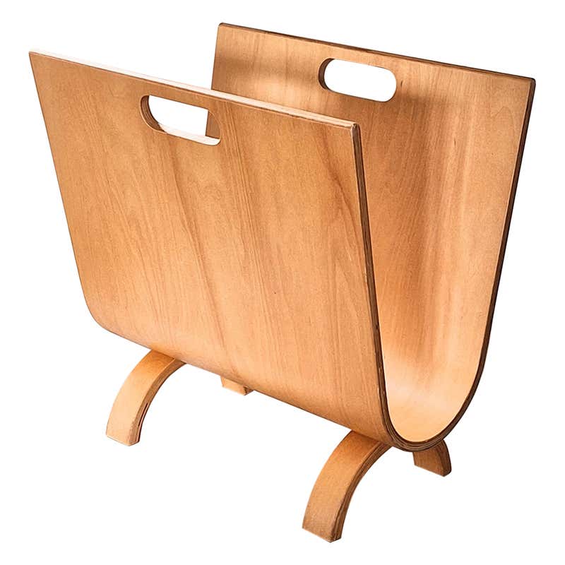 Modern Bentwood Magazine Rack by Paul Rowan for Umbra, 1980s For Sale ...