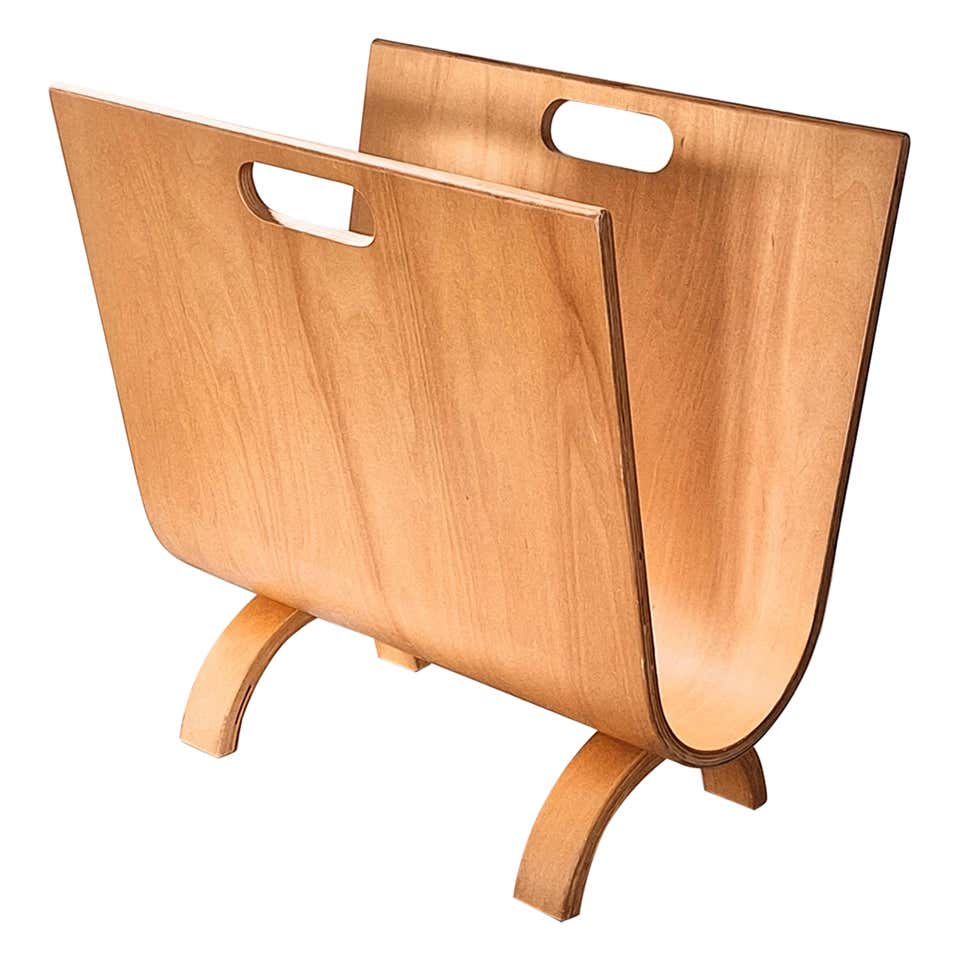 Modern Bentwood Magazine Rack by Paul Rowan for Umbra, 1980s For Sale ...