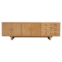 Ate Van Apeldoorn Style Large Raw Pine Credenza