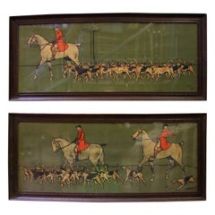 Early 20th Century Pair of Cecil Aldin Hunting Prints