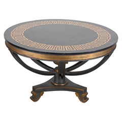 Monumental Table by Niermann Weeks with Neo Classical Top, 20th Century