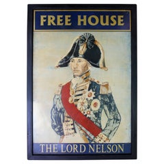 Vintage Pub Sign for "The Lord Nelson"