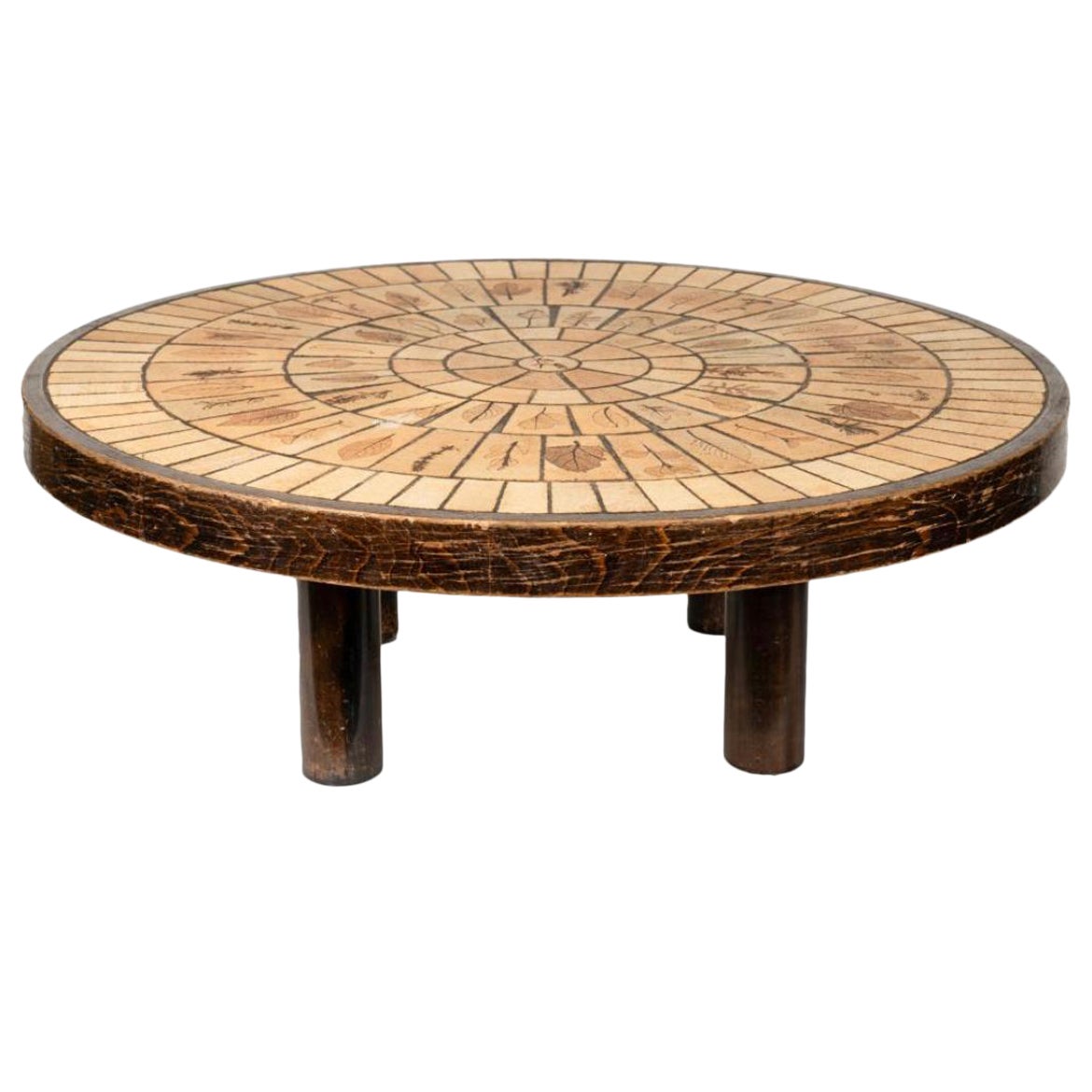 Roger Capron Round Coffee Table