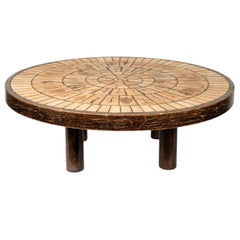 Roger Capron Round Coffee Table