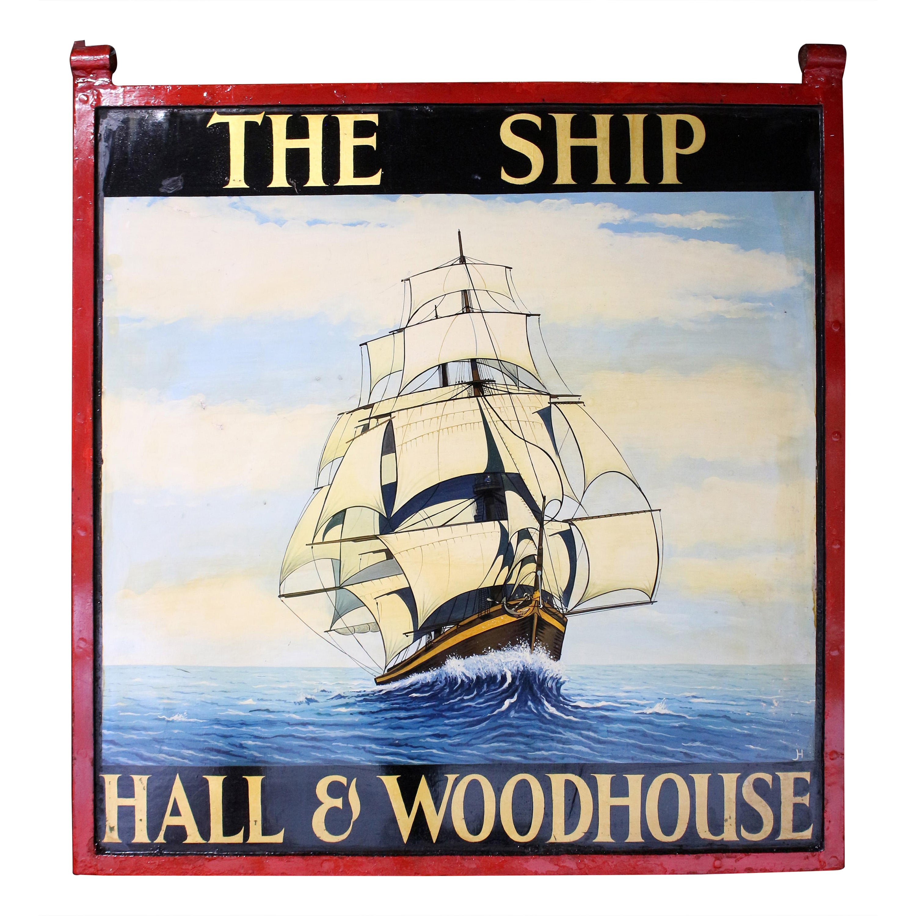 Pub-Schild für „The Ship“ Pub