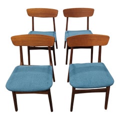 Vintage Danish Mid Century 4 Schoning Elgaard Teak Chairs - 072335