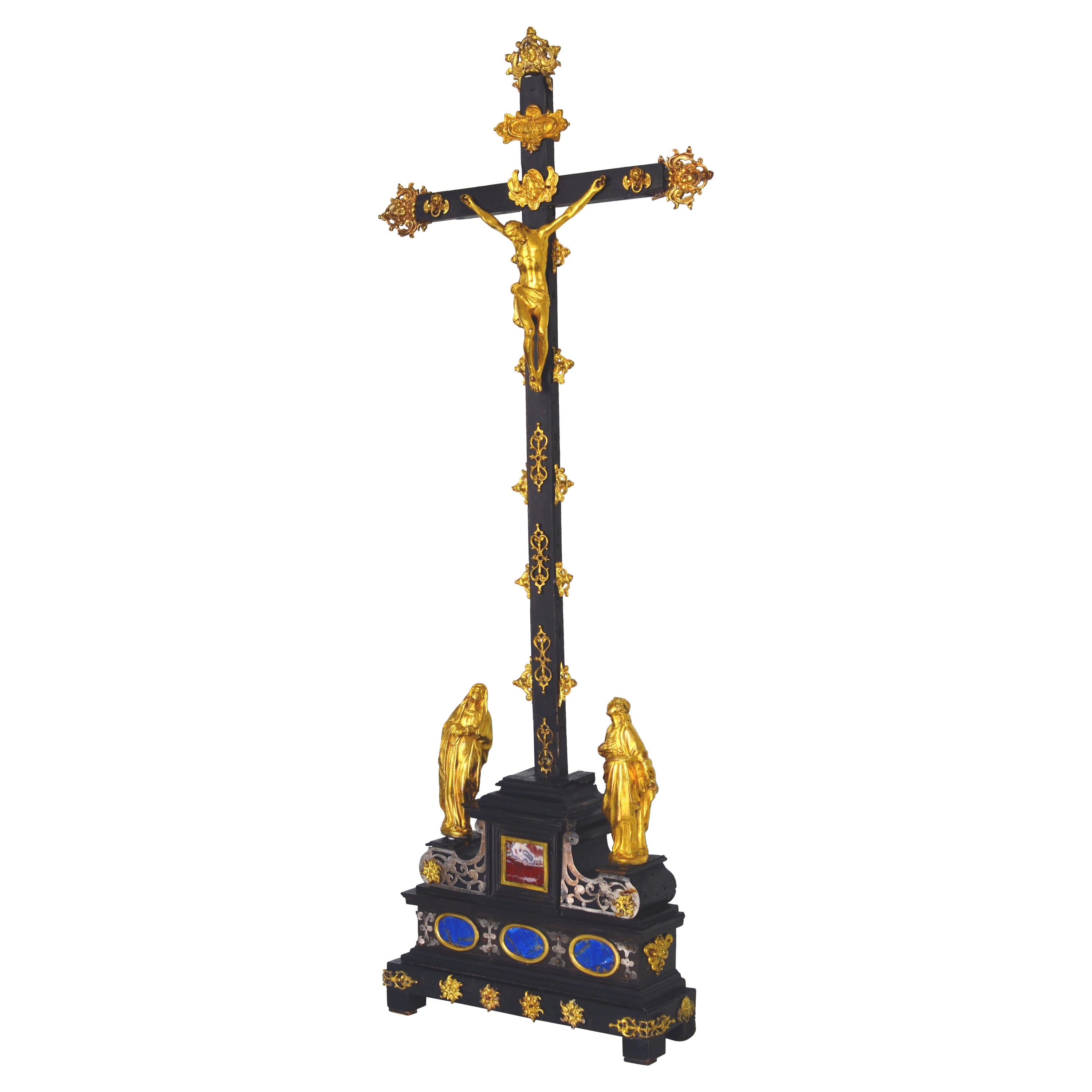 A 17th century Roman Altar Cross after Guglielmo della Porta For Sale