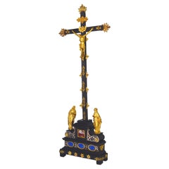 Croix d'autel romain du XVIIe siècle d'après Guglielmo della Porta