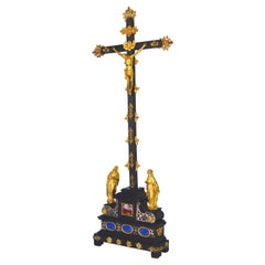 A 17th century Roman Altar Cross after Guglielmo della Porta