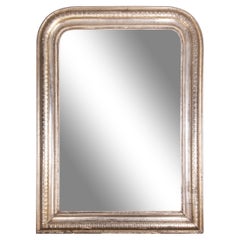 19th Century French Louis Philippe Silver Gilded Mirror