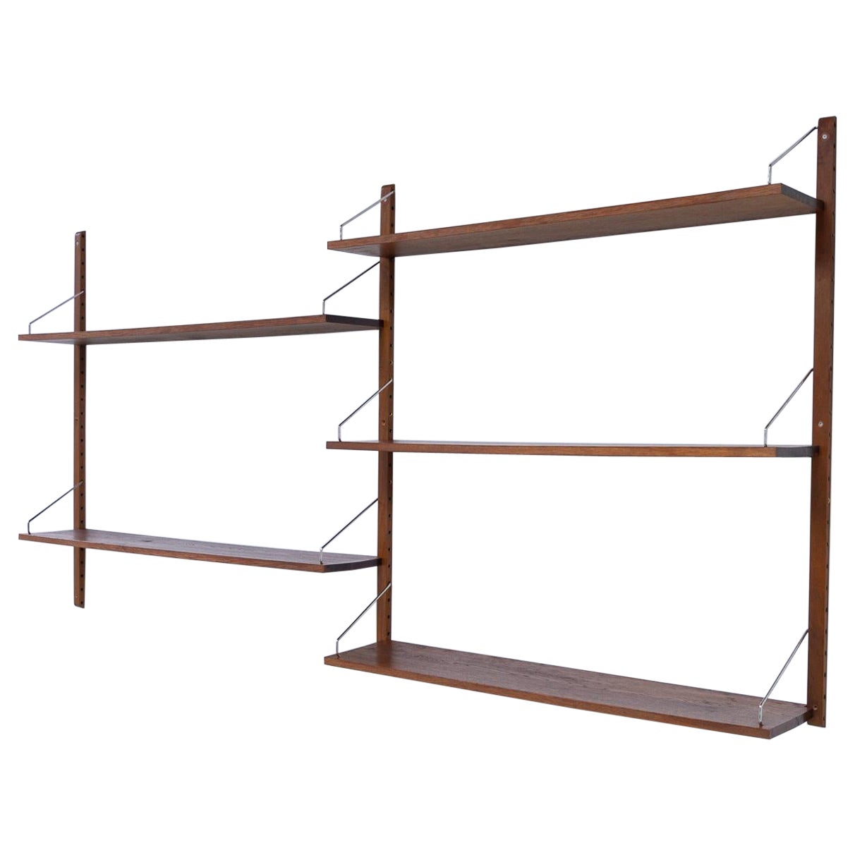 Vintage Danish Oak Shelving System, 1960s. For Sale