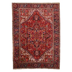 Used Heriz Rug - 19th Century Heriz Rug in Good Condition