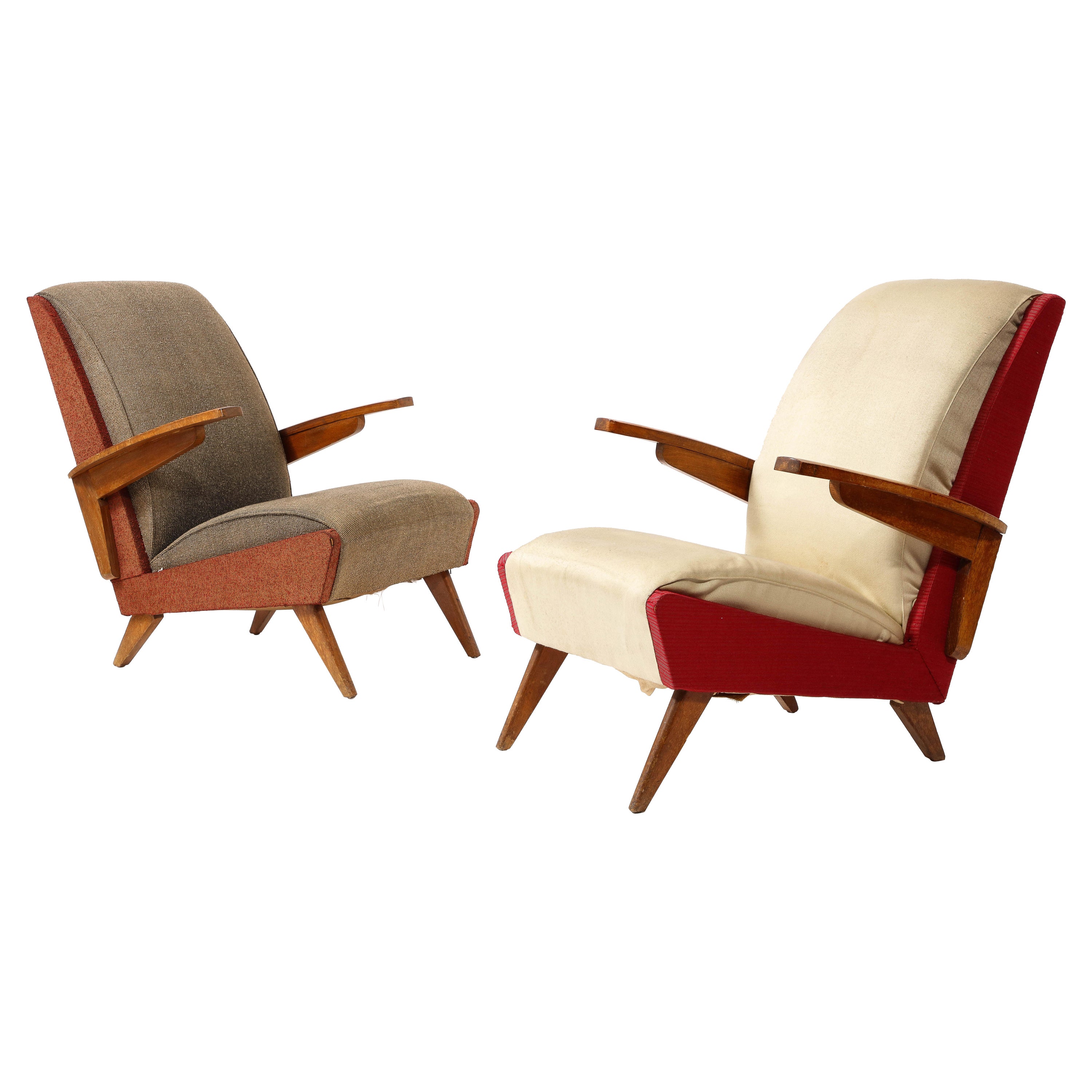 Parker Knoll Armchairs, France 1950 For Sale