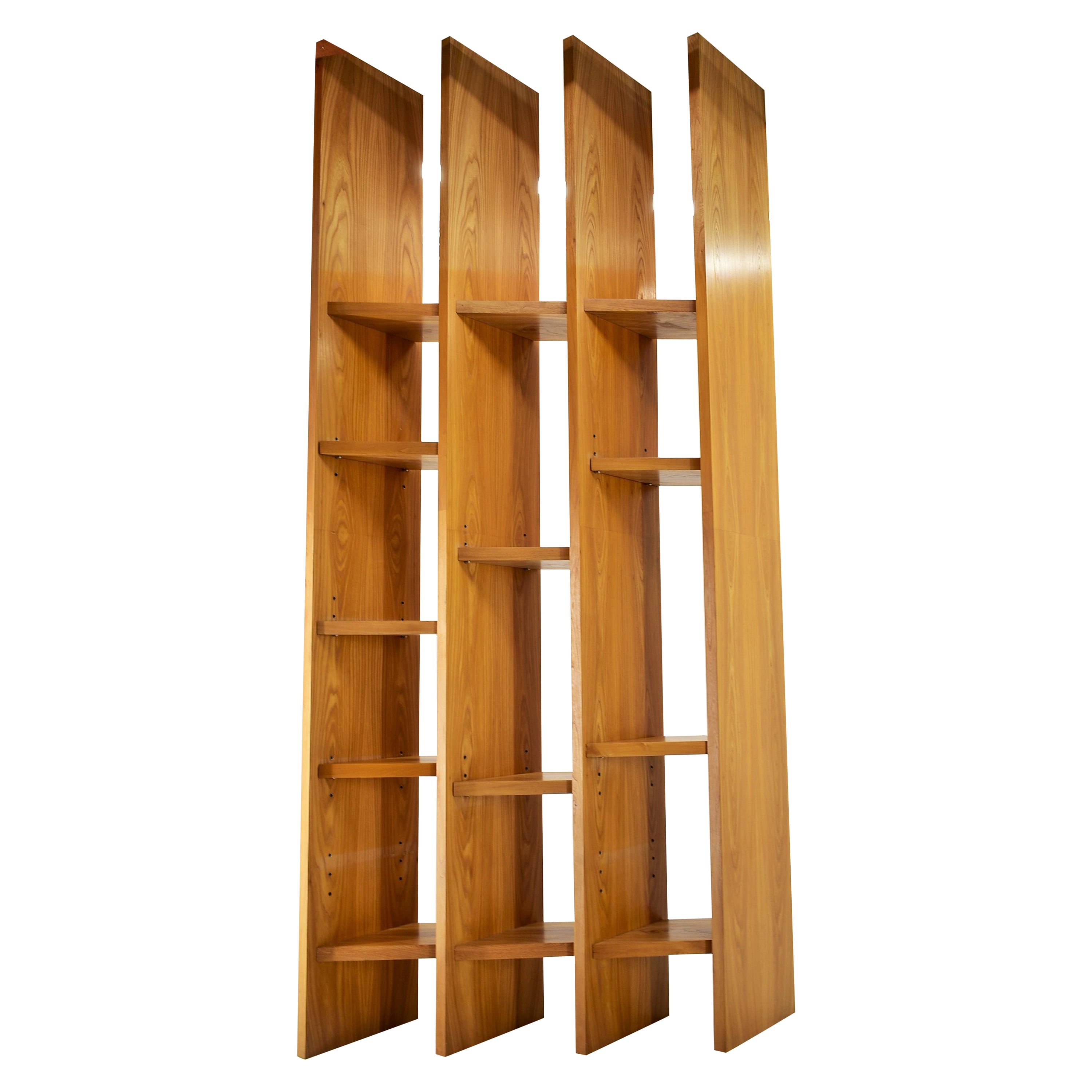 Mid-Century Modern Wood Bookcase, 1960s