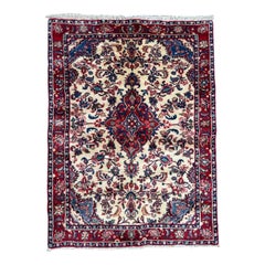 Bobyrug's Schöner Vintage-Teppich aus Najaf Abad 