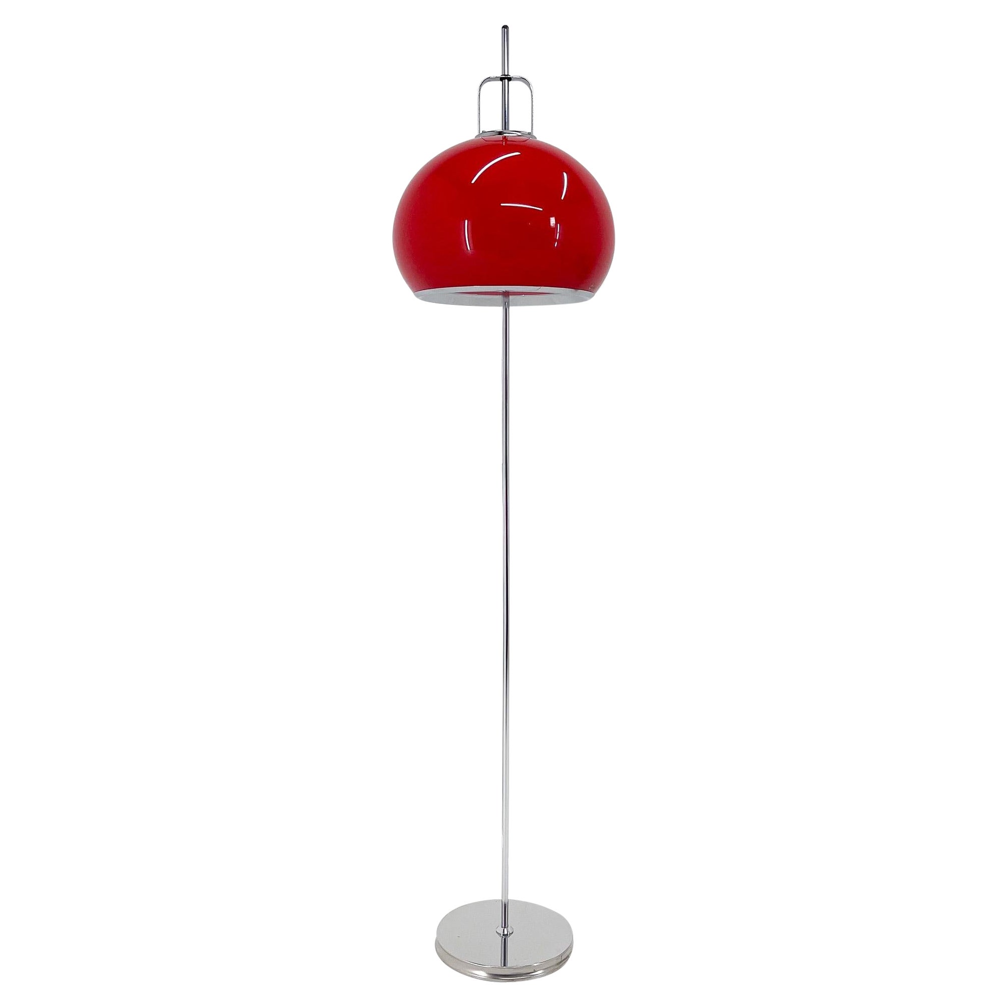 1970s Adjustable Floor Lamp Designed by Guzzini for Meblo, Italy  For Sale