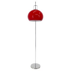 Retro 1970s Adjustable Floor Lamp Designed by Guzzini for Meblo, Italy 