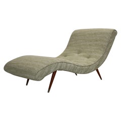 1960's Adrian Pearsall Wave Chaise Lounge
