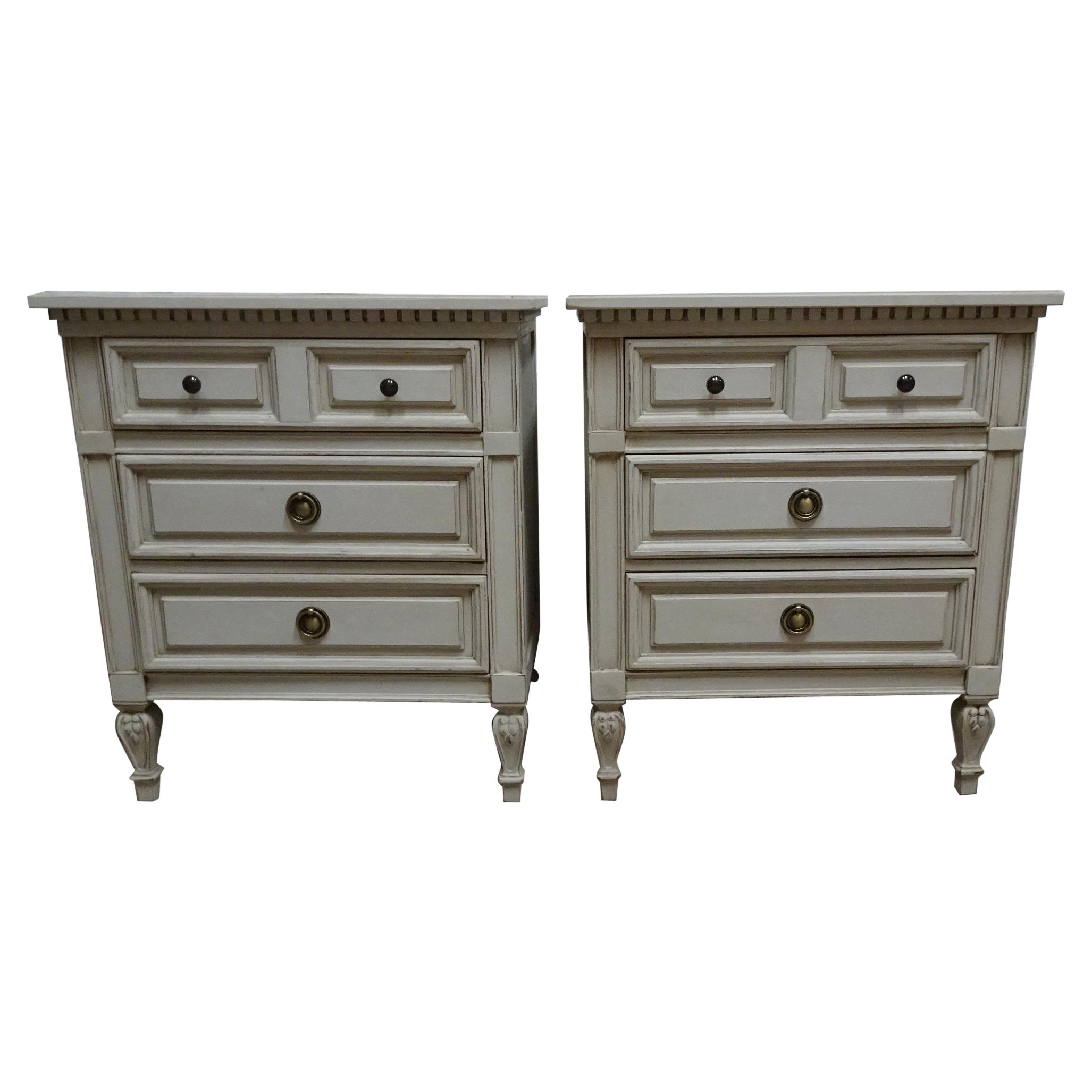 Gustavian Style Nightstands For Sale