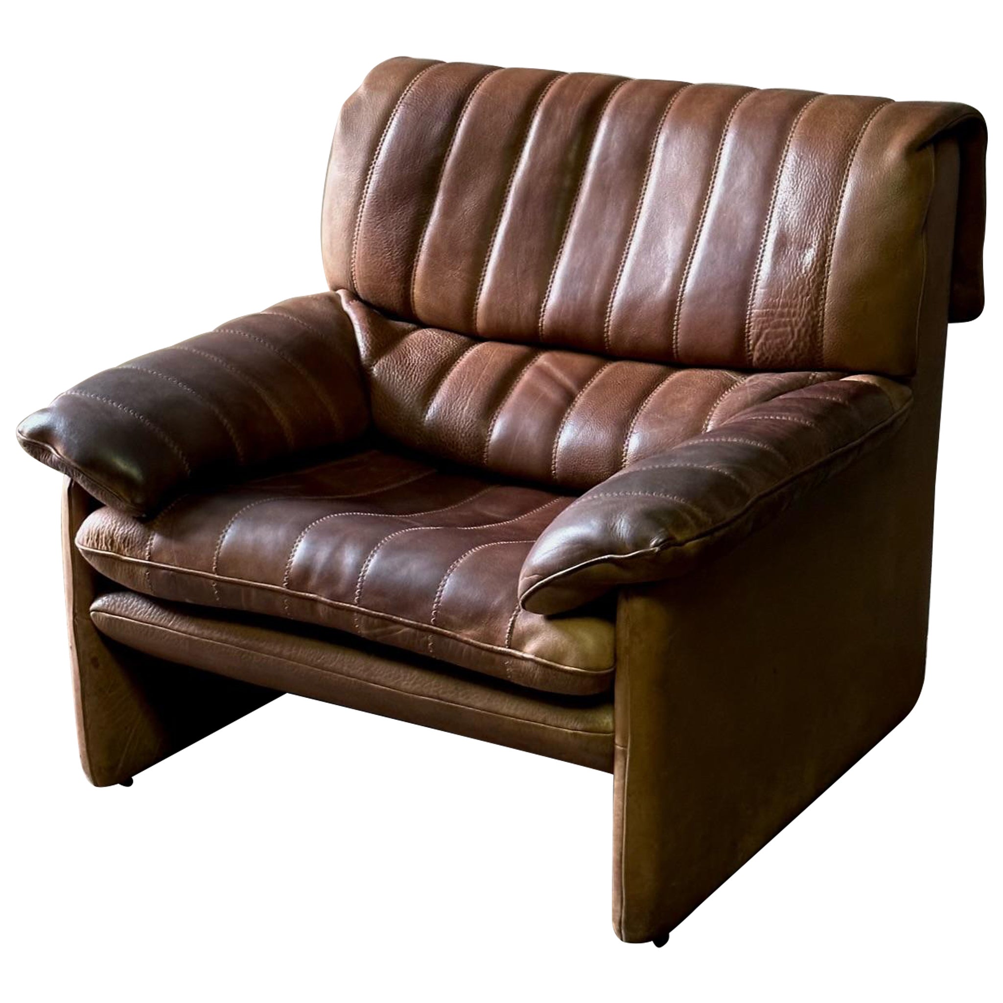 De Sede Leather Armchair For Sale