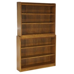 Stickley School Arts & Crafts Mission Eichenholz Offenes modulares Bücherregal 21. Jahrhundert