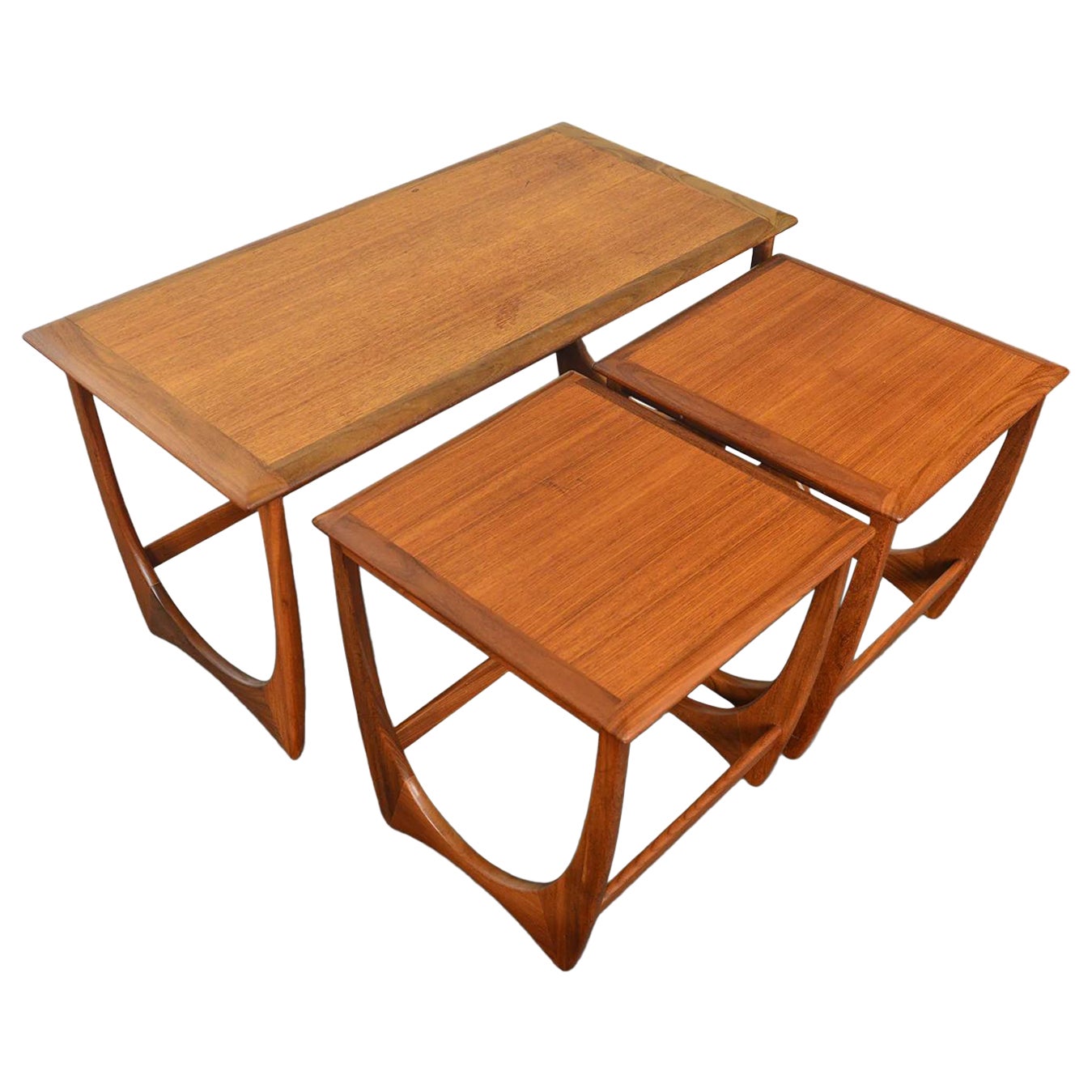 Set Of Long G Plan Astro Nesting Tables For Sale at 1stDibs