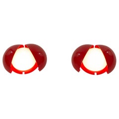 Pair of Lampira wall lamps by G.P.A. Monti for Fontana Arte, 1970s