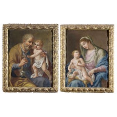 Pair of eighteenth-century paintings