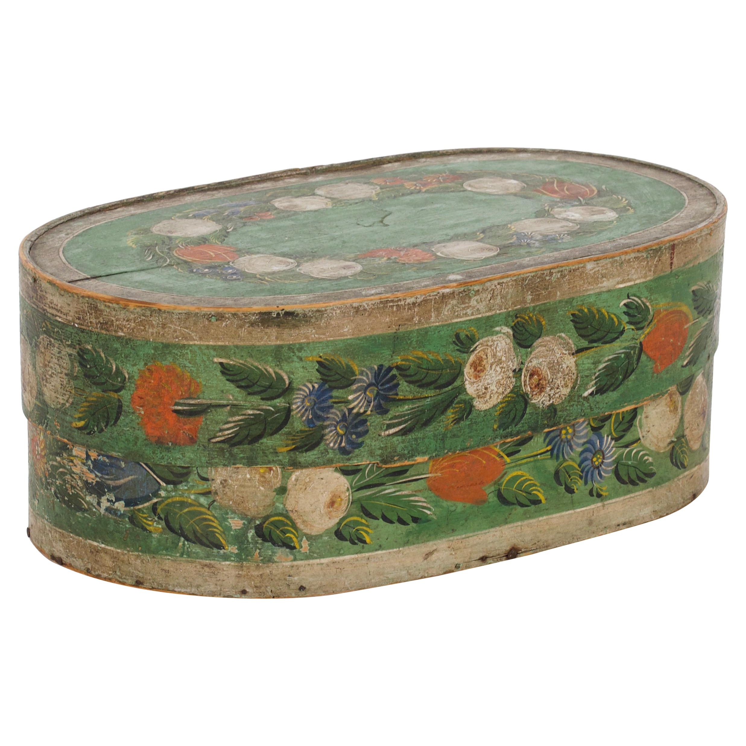 Swedish box, circa 1800.