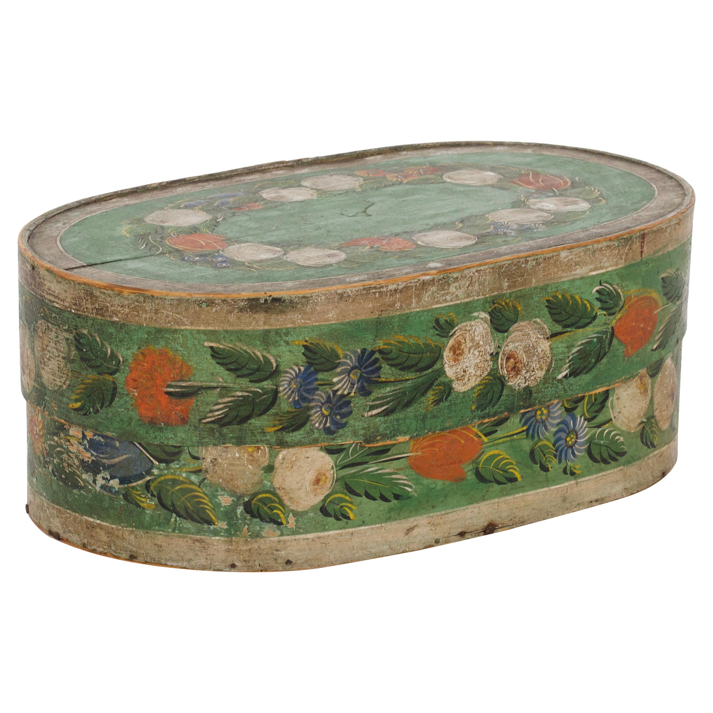 Caja sueca, hacia 1800.