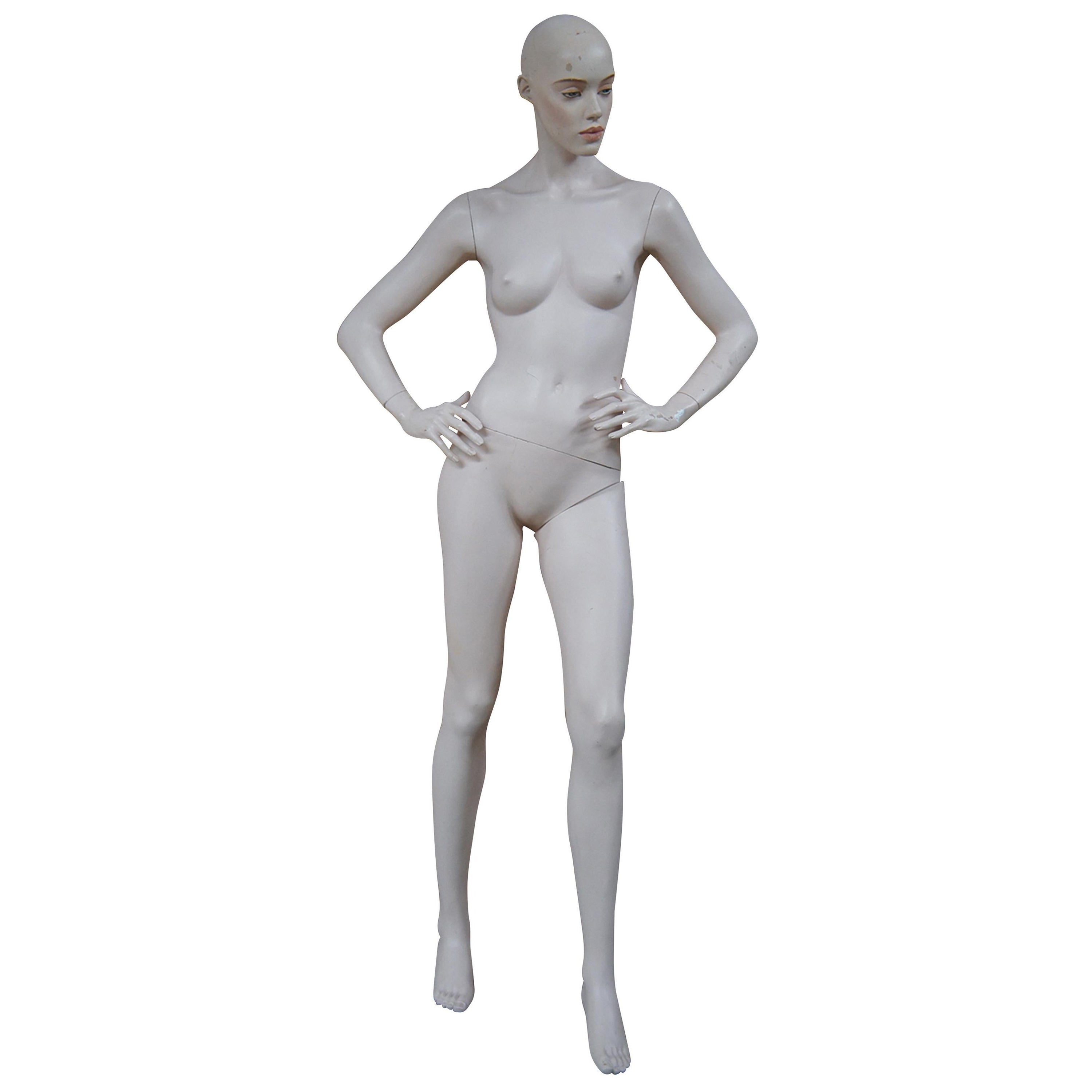 Mannequin de présentation féminin debout Adel Rootstein, Londres, Angleterre 69