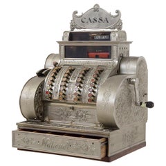 American vintage cash register from NATIONAL, made of metal