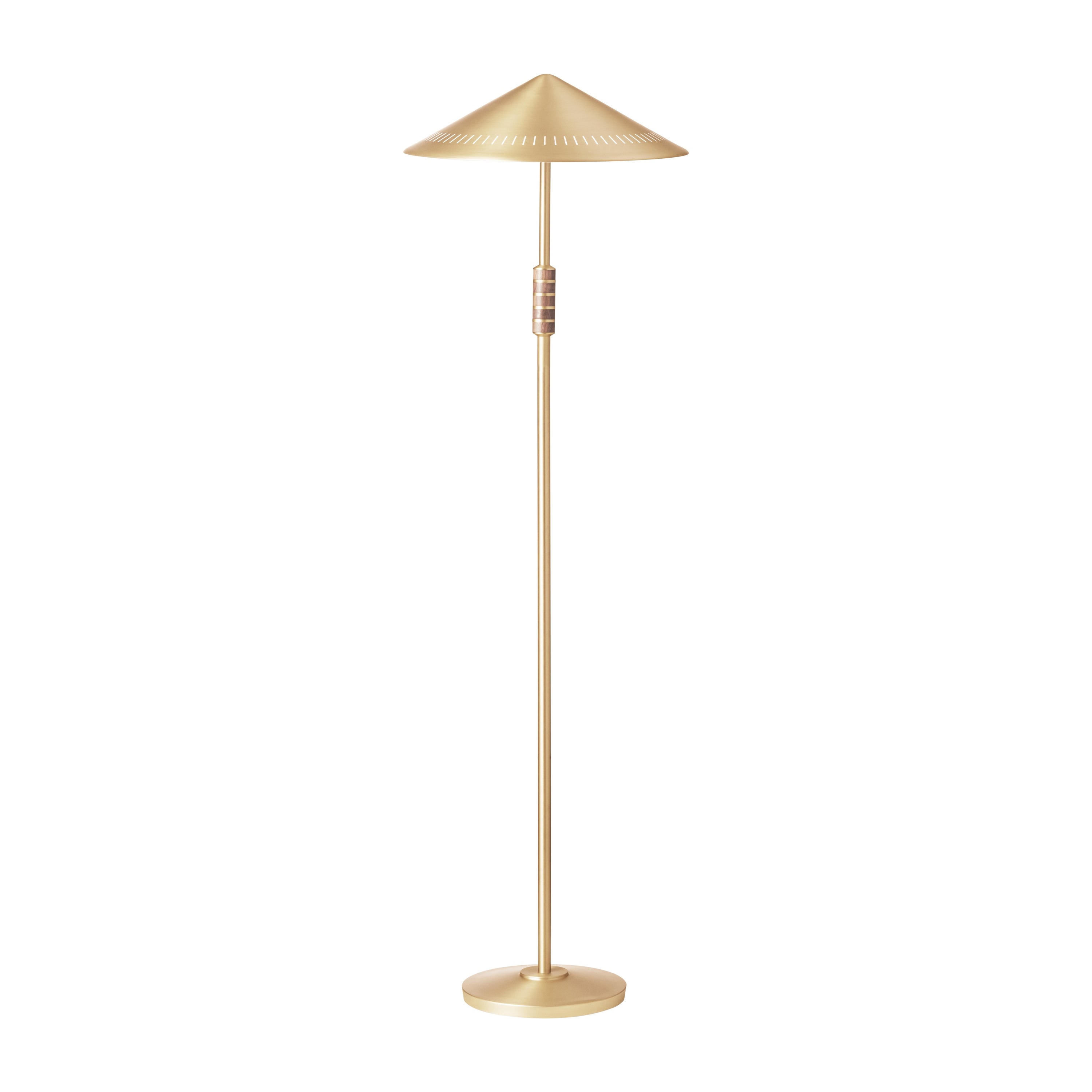Contemporary Floor Lamp 'Governor' by Lyfa, Brass For Sale