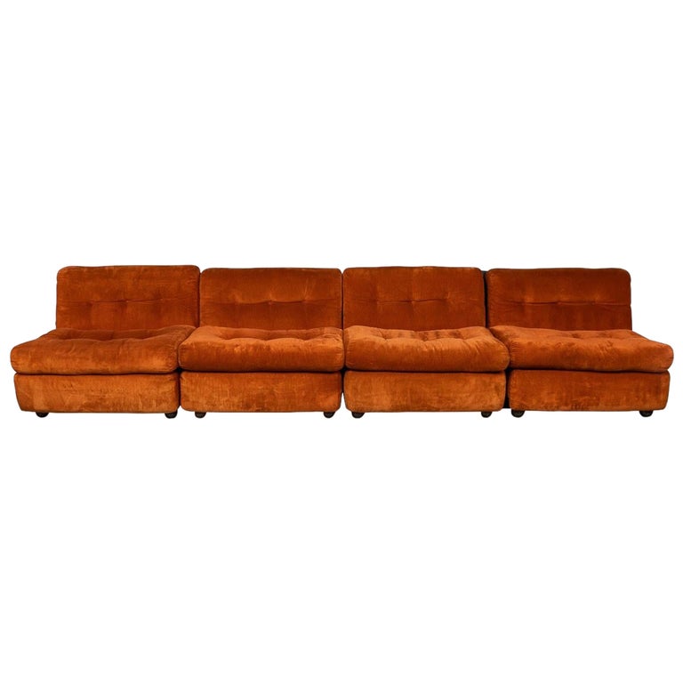 Corduroy Sofa 5 For Sale on 1stDibs | red corduroy couch