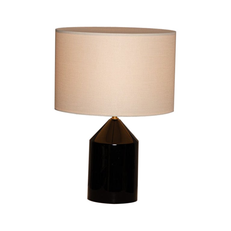 Black Ceramic Josef Table Lamp by Simone & Marcel