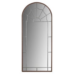 Swedish Designer, Sizeable Wall Mirror, Copper, Pewter, Sweden, 1940s