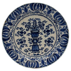 Late 18th Century Delft Chop Plate