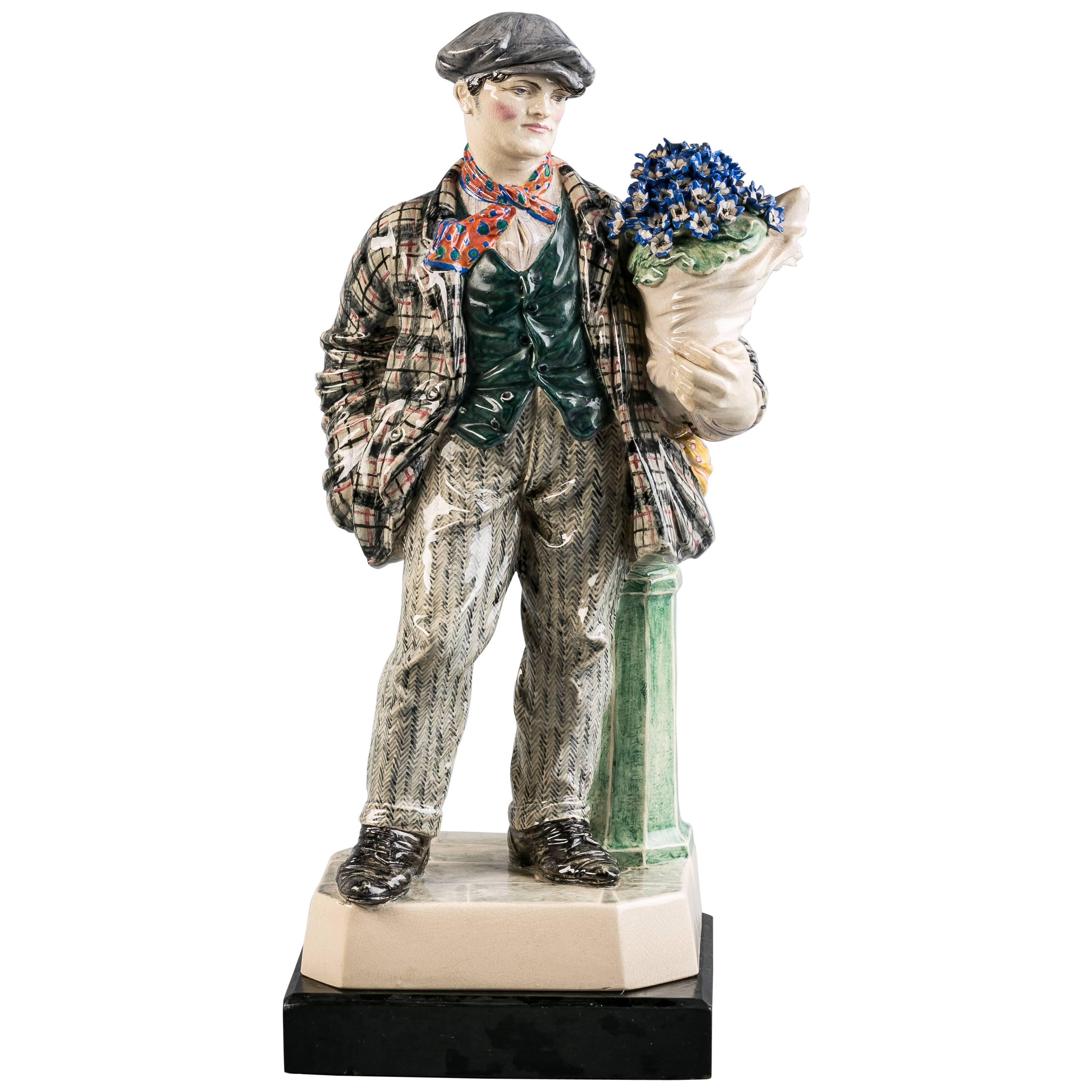 Charles Vyse Studio Pottery Figure For Sale