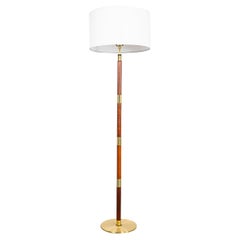 Danish Teak & Metal Telescopic Floor Lamp