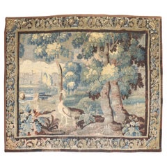 Zabihi Collection Late 18th Century Flemish Verdure Tapestry 